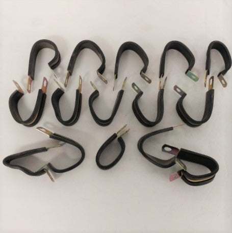 Umpco *Lot of 15* ¾" Cushioned Steel Loop Clamp - P/N S465G12-2 (6710075261014)