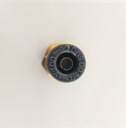*Set of 10* SMC ¼ PTC x 1/8 Female NPT Straight Conn. - P/N: SMC KV2F13-37 (6710950199382)