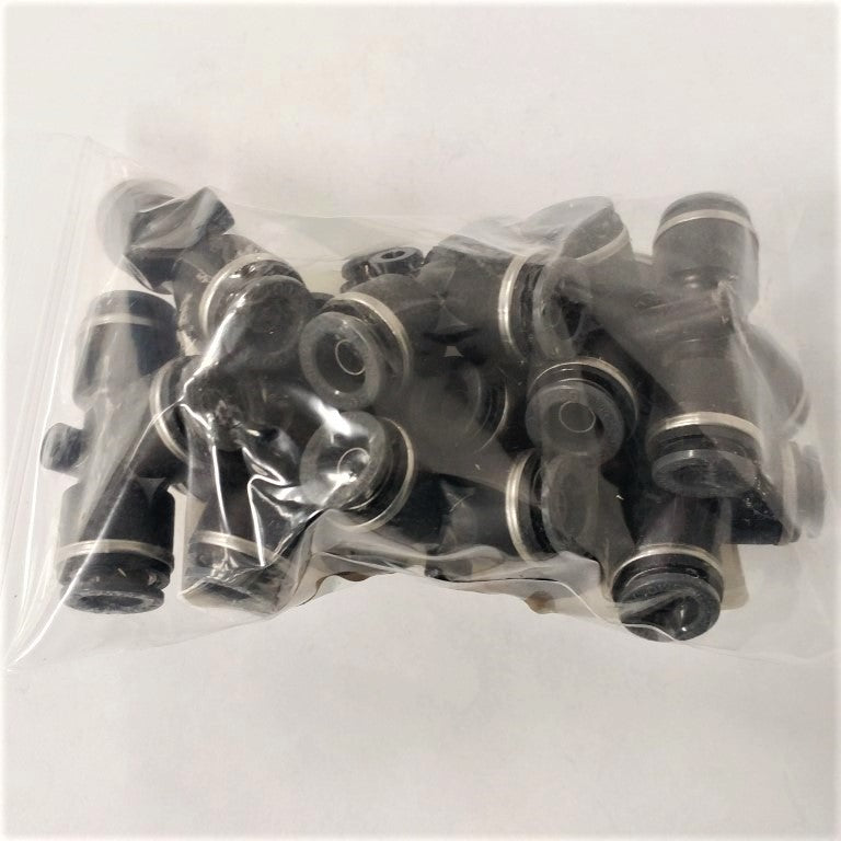 *Pk of 10* SMC 3/8" QC Union Tee - P/N SMC KV2T11 00 (6711339581526)