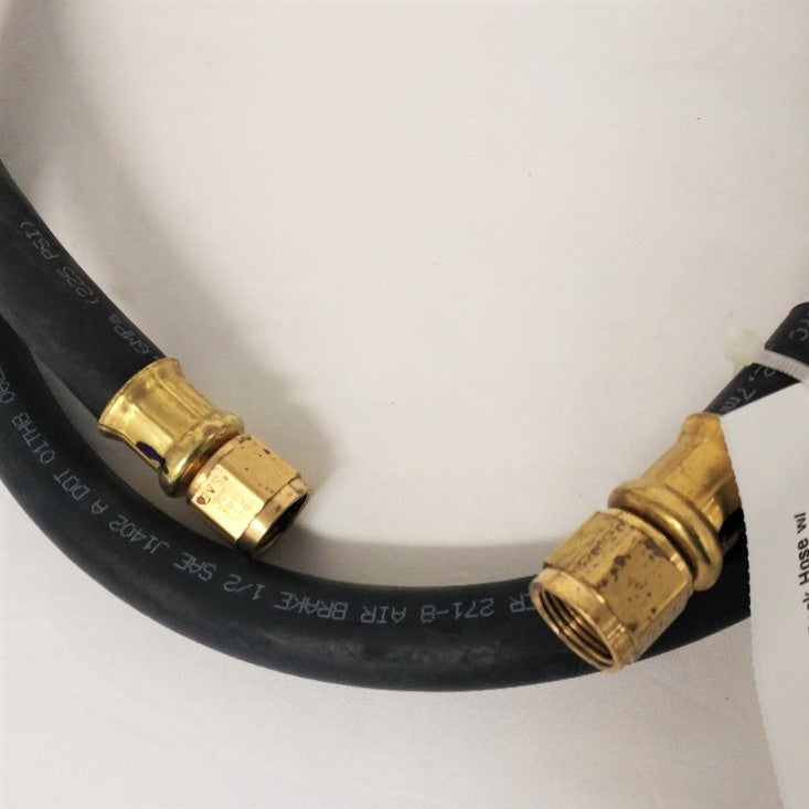 Parker 75" #8 Charge Back Hose w/ -8 45° Swivel Ends - P/N 12-21021-075 (6719935316054)