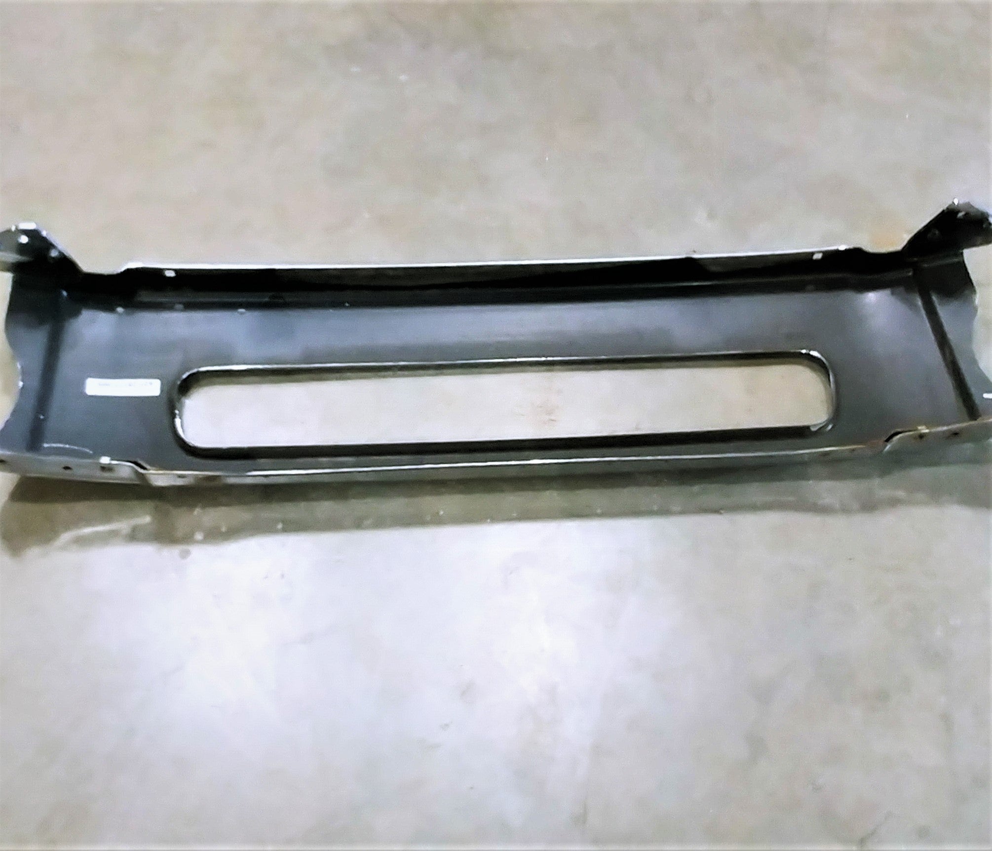 Freightliner M2 Chrome Bumper-LH LIC PLT P/N: A21-28177-005 (4573369827414)