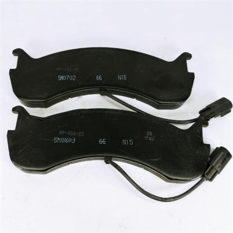 Set Of 2, Disc Brake Pads with Wear Sensor Indicator - 66MM P/N HX-402-EE (4578937602134)