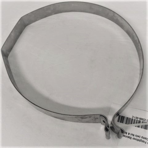 Used Freightliner Stainless Steel Clamp (w/o Nut & Bolt) P/N 12-22886-001 (6751100731478)