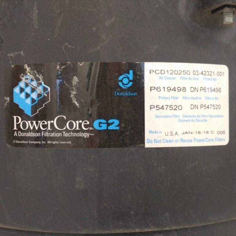 Donaldson PowerCore G2 Air Cleaner - P/N 03-42321-001, PCD120250 (6732001804374)