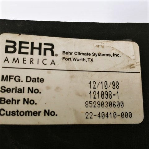 Freightliner BEHR Bunk Heater Air Duct - P/N's 22-40410-000, 8529030600 (3939566321750)