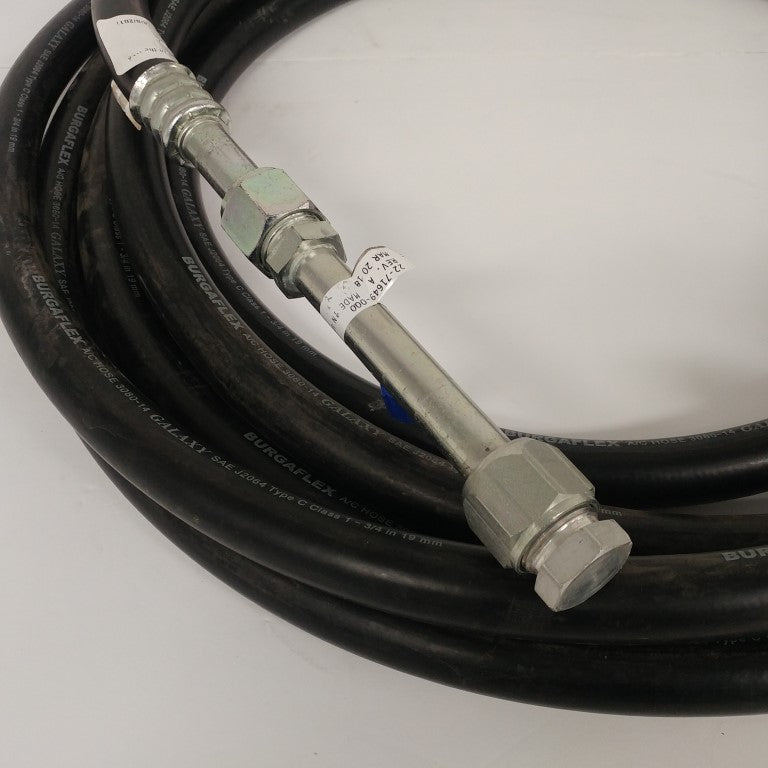 Used Burgaflex 354" A/C Suction 3080-14 Hose w/ Swivel Ends - P/N: A22-74548-354 (6748116942934)