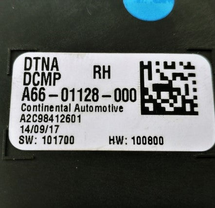 Damaged Freightliner RH Door Control Module - PN A66-01128-000 (4731465007190)