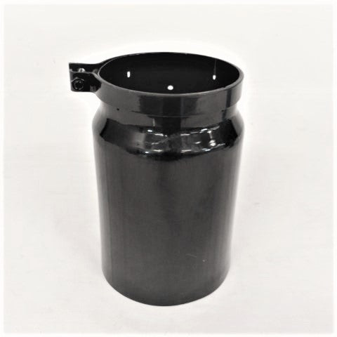10.25" Pipe - 7" Outlet, 6" Inlet Painted Black (4023642783830)
