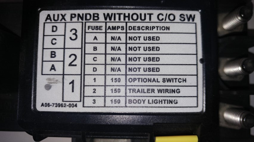 Littelfuse Aux PNDB Without C/O Switch by Sterling A06-73962-004, A66-03713-004 (3939713450070)