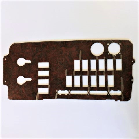 Freightliner Woodgrain Finish Dash Gauge Panel - PN 22-51096-002 (3939573629014)