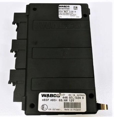 Damaged Wabco SmartTrac Antilock Brakes ECU - P/N 400 867 129 0 (8271023046972)