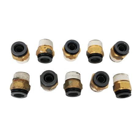 *Pk of 10* SMC 1/2 MPT to 1/2 NT Straight Connector - P/N SMCKV2 H13 37S (6625620131926)