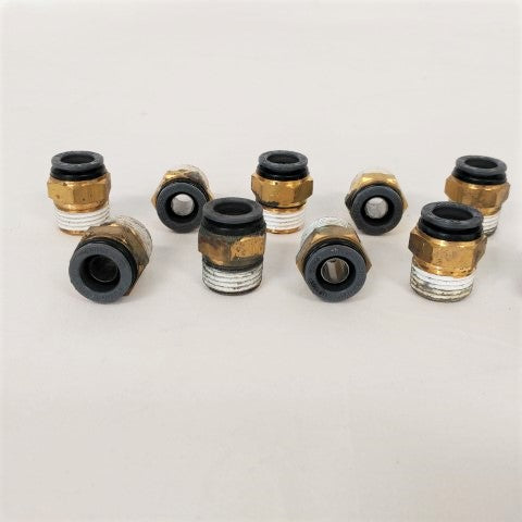 *Pk of 10* SMC 1/2 MPT to 1/2 NT Straight Connector - P/N SMCKV2 H13 37S (6625620131926)