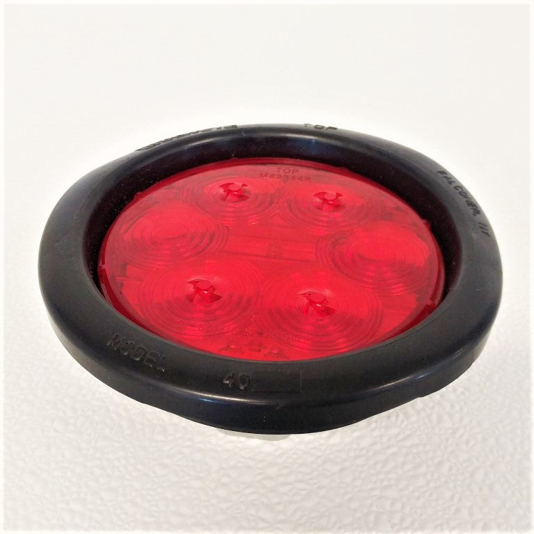 Maxxima 4" LED Red Tail Light w/ Dry Fit Connection - P/N: M42344R (6807705321558)