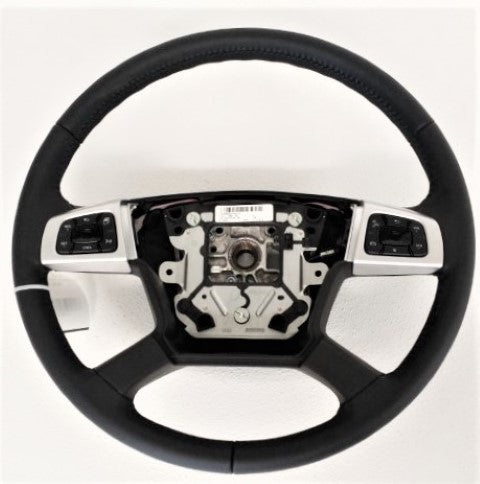 Freightliner Chrome Switch Leather Steering Wheel - P/N A14-19802-002 (8005873041724)