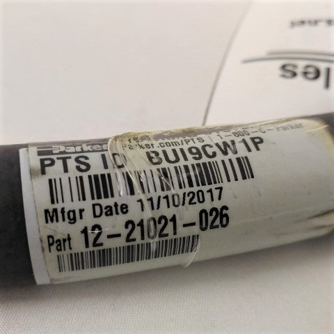 Parker #8 Charge Back Air Line w/ SAE 45 Swivel Fittings - P/N: 12-21021-026 (6643934429270)