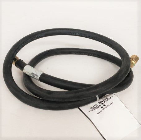 Parker SAE 45 Swivel Ends #6 Fiber Braided Hose - P/N: 12-20822-077 (6643934986326)