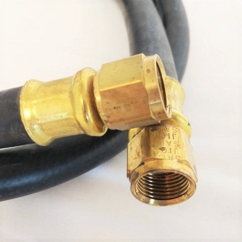 Parker SAE 45 C/B Air Line w/ Swivel End Fittings - P/N 12-21021-070 (6654345740374)
