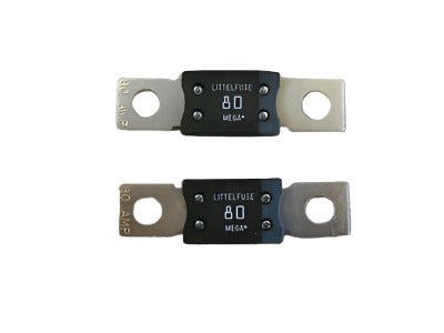 Littelfuse Mega 32 Volt Series Bolt-Down 80 Amp Fuses - 23 Littelfuse Mega 32 Volt Series Bolt-Down 80 Amp Fuses - 23