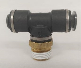 *Set of 10* SMC 3/8 MPT, 1/4 NT 3/8 NT PTC Tee Pipe - P/N KV2T07-11-36S (6628065181782)