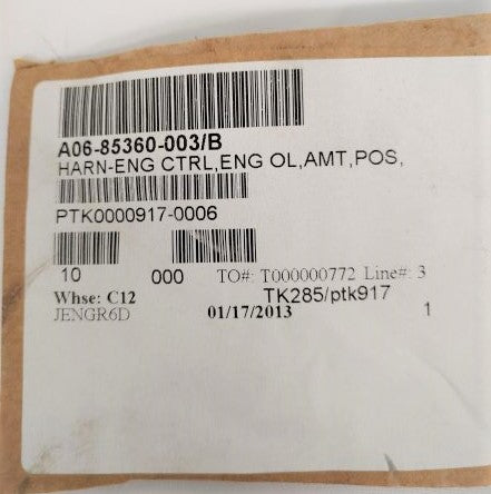 Freightliner Engine Control Harness - P/N A06-85360-003 (6781271408726)