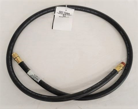 69 Inch Parker 6 Fiber Braided Hose Assembly - P/N 12-20823-069 (6648822693974)