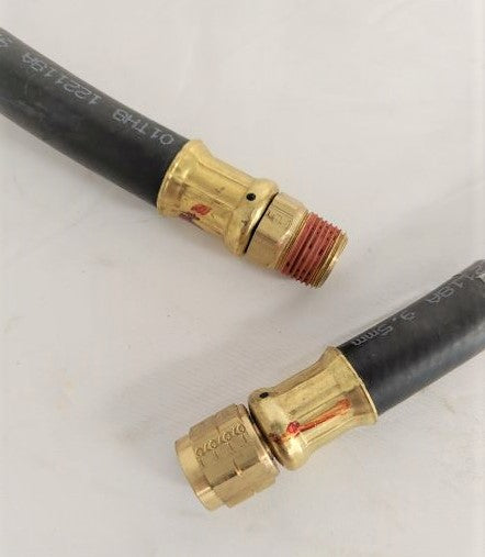 69 Inch Parker 6 Fiber Braided Hose Assembly - P/N 12-20823-069 (6648822693974)