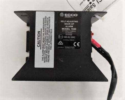 Used Preco Back-Up Alarm w/ 40" Jumper Harness - P/N PRO 1040 / 10R-05 5947 (6741170028630)
