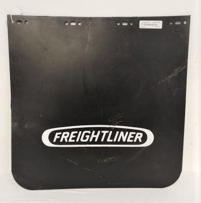Used Freightliner LH/RH 24 Inch Black Plastic Mud Flap - P/N 22-69608-201 (6741661352022)