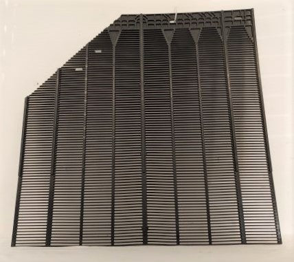 *Cut* Eco Flaps RH 24" Mitered 1 Black Mud Flap - P/N 22-68440-020 (6700739133526)