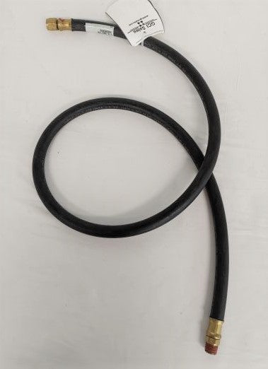 Parker 58" #6 Fiber Braid Hose w/ -6 Swivel & 3/8-18" MPT - P/N 12-20823-058 (6720006946902)