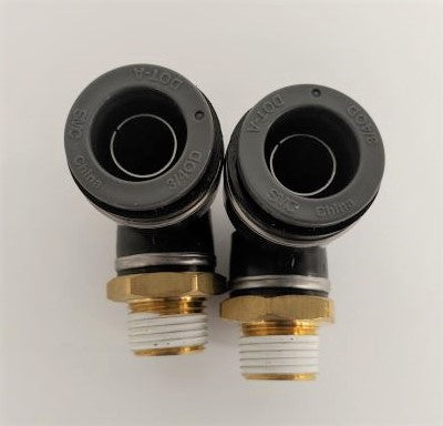 *Pk of 5* SMC ¾ PTC x ½ Male NPT 90° Elbow - P/N SMC KV2L19 37S (6735450570838)