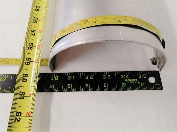 Used Freightliner Aluminum 4" Short Exhaust Shield - P/N: 04-29265-002 (6763727913046)