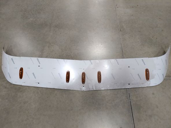 Freightliner 24U Stainless Steel Exterior Sleeper Sun Visor - P/N A22-65533-000 (6777784172630)