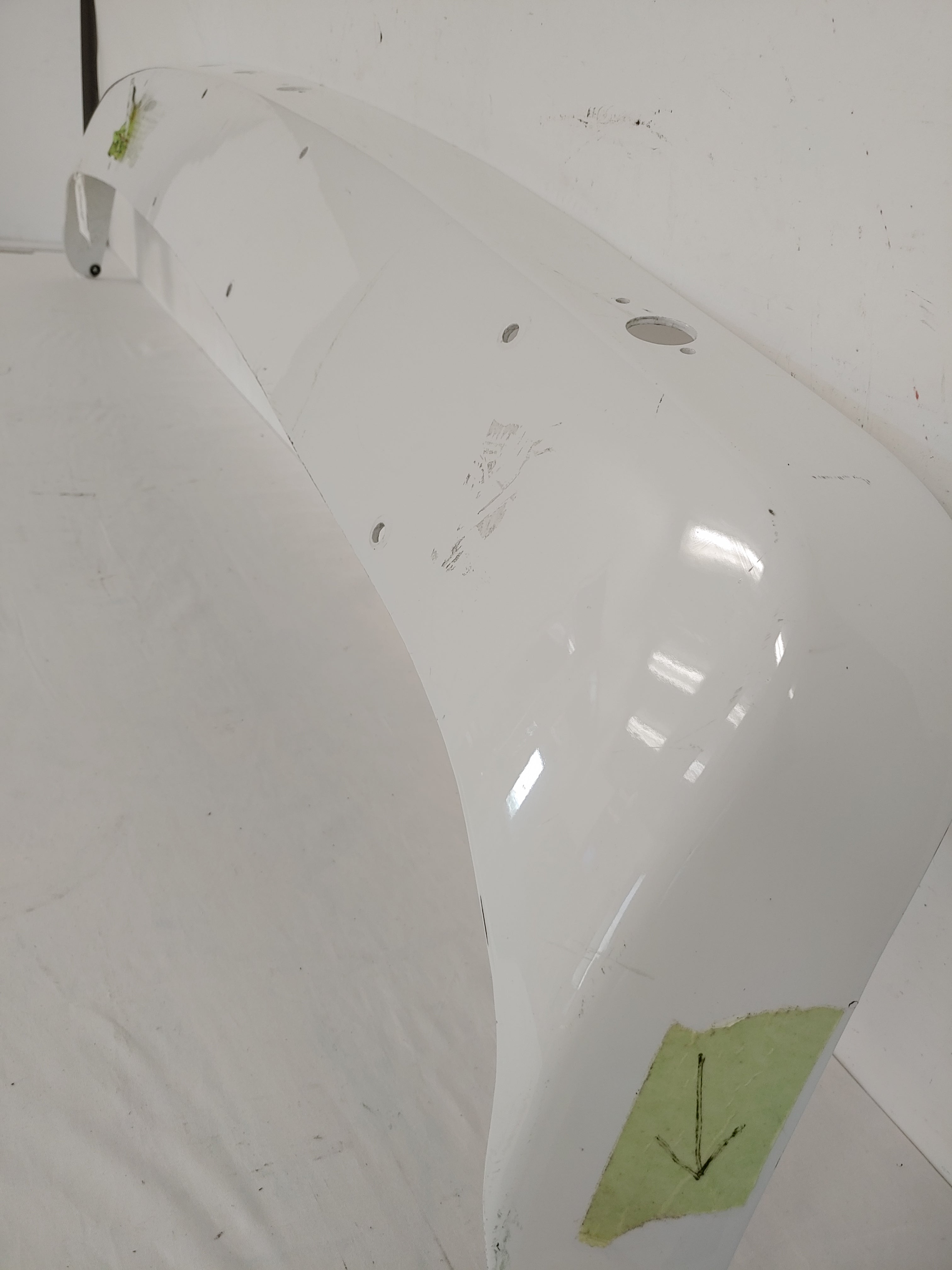 Used Freightliner Exterior Sun Visor w/o Marker Lamp - P/N 22-74138-000 (6794250453078)