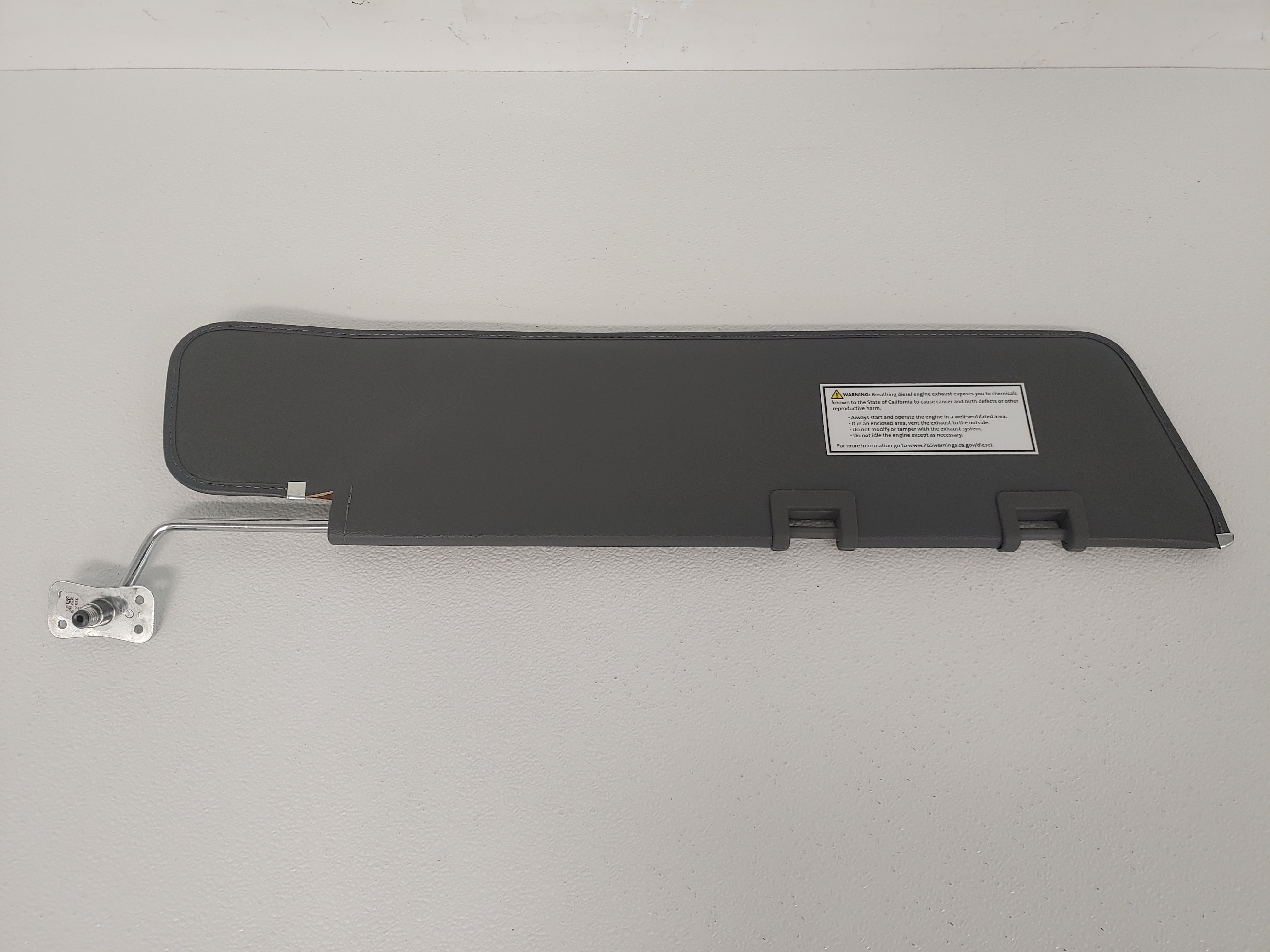 Freightliner LH Gray Sliding Mirror Sun Visor - P/N A22-75601-028