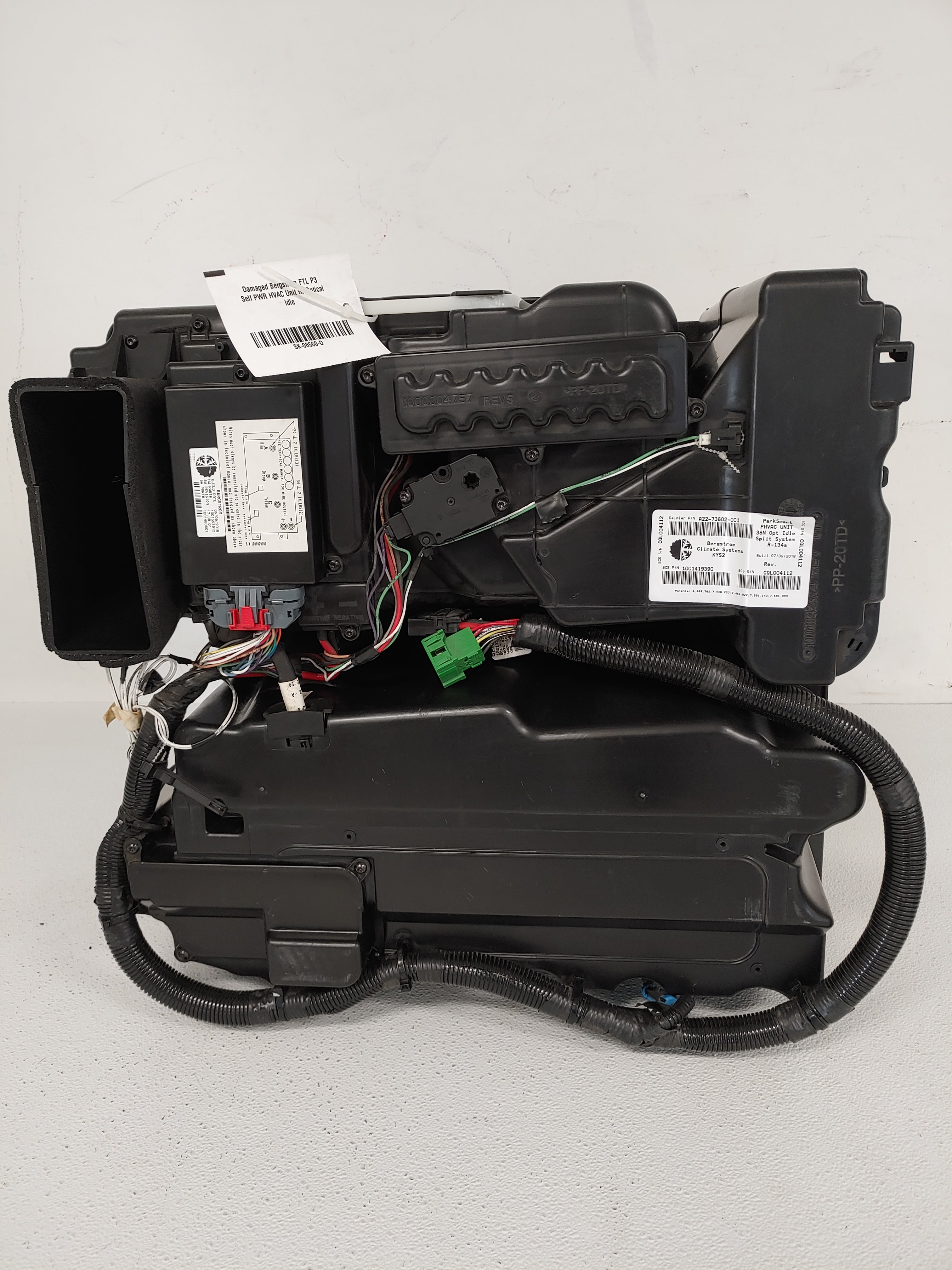 Damaged Bergstrom FTL P3 Self PWR HVAC Unit w/ Optical Idle - P/N A22-73602-001 (8068534468924)