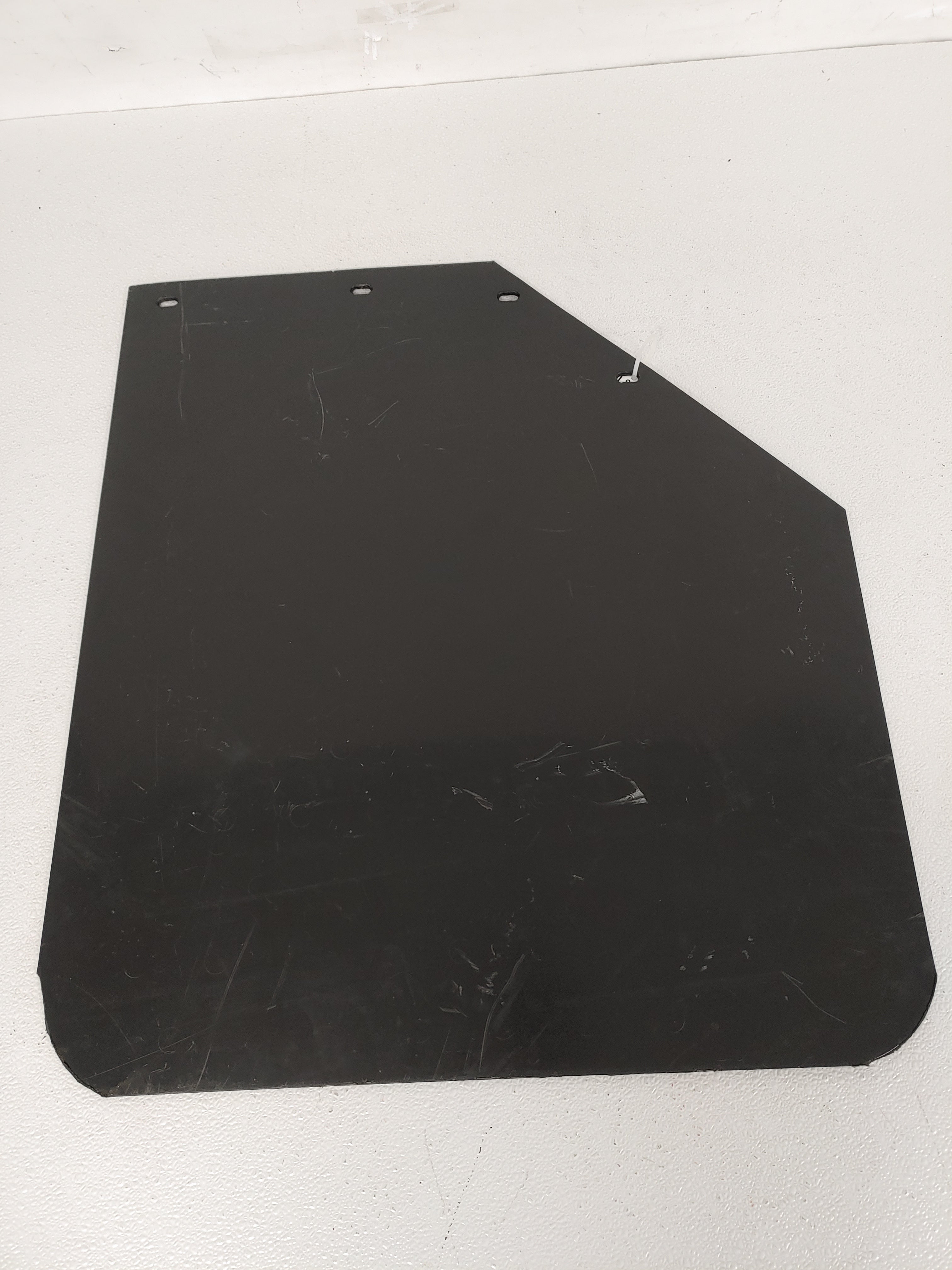 Used Freightliner 27" LH Rear Black Mud Flap w/ Logo - P/N 22-69608-233 (8286419976508)