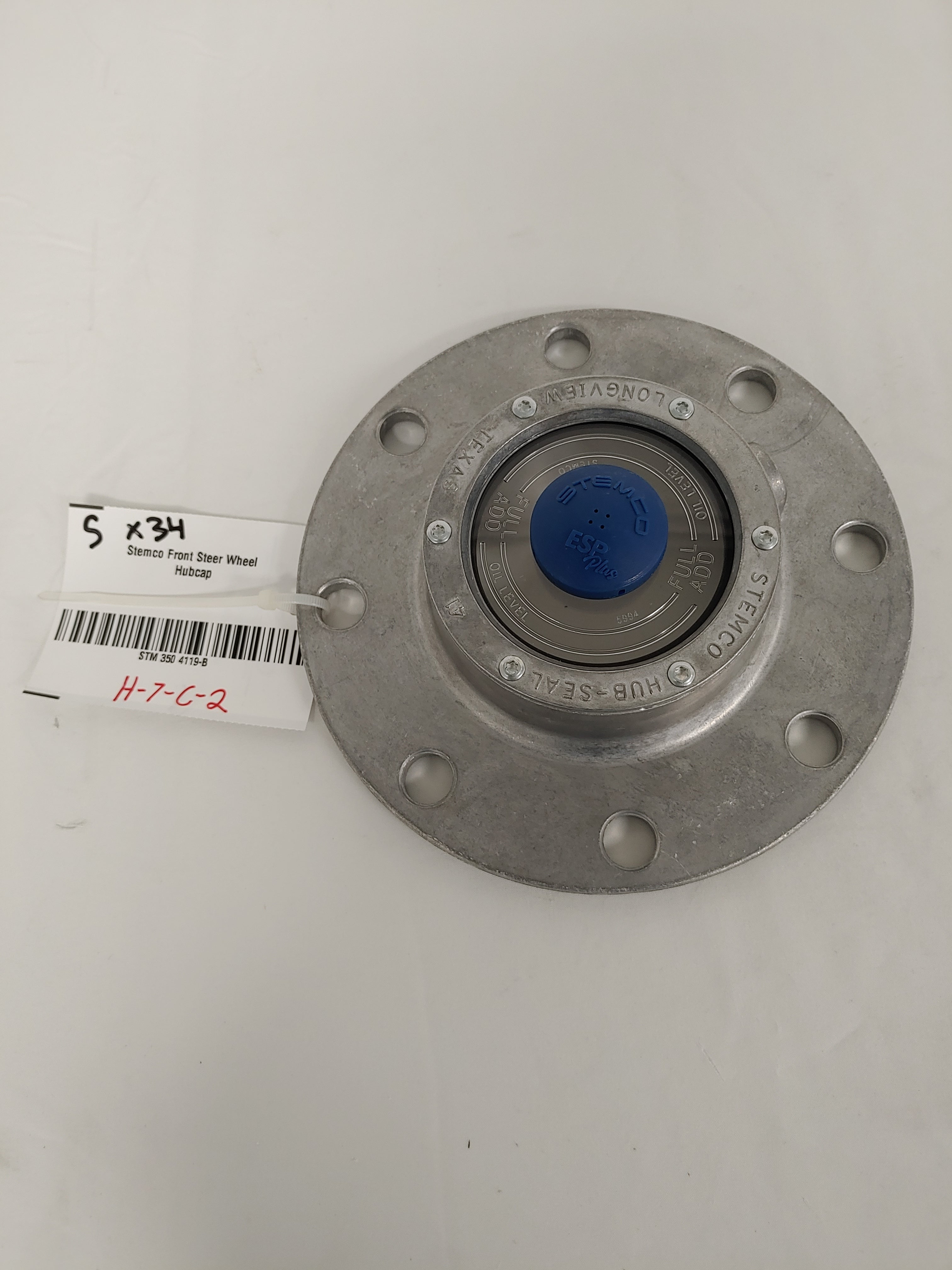 Stemco Front Steer Wheel Hubcap - P/N STM350 4119 (8164605198652)