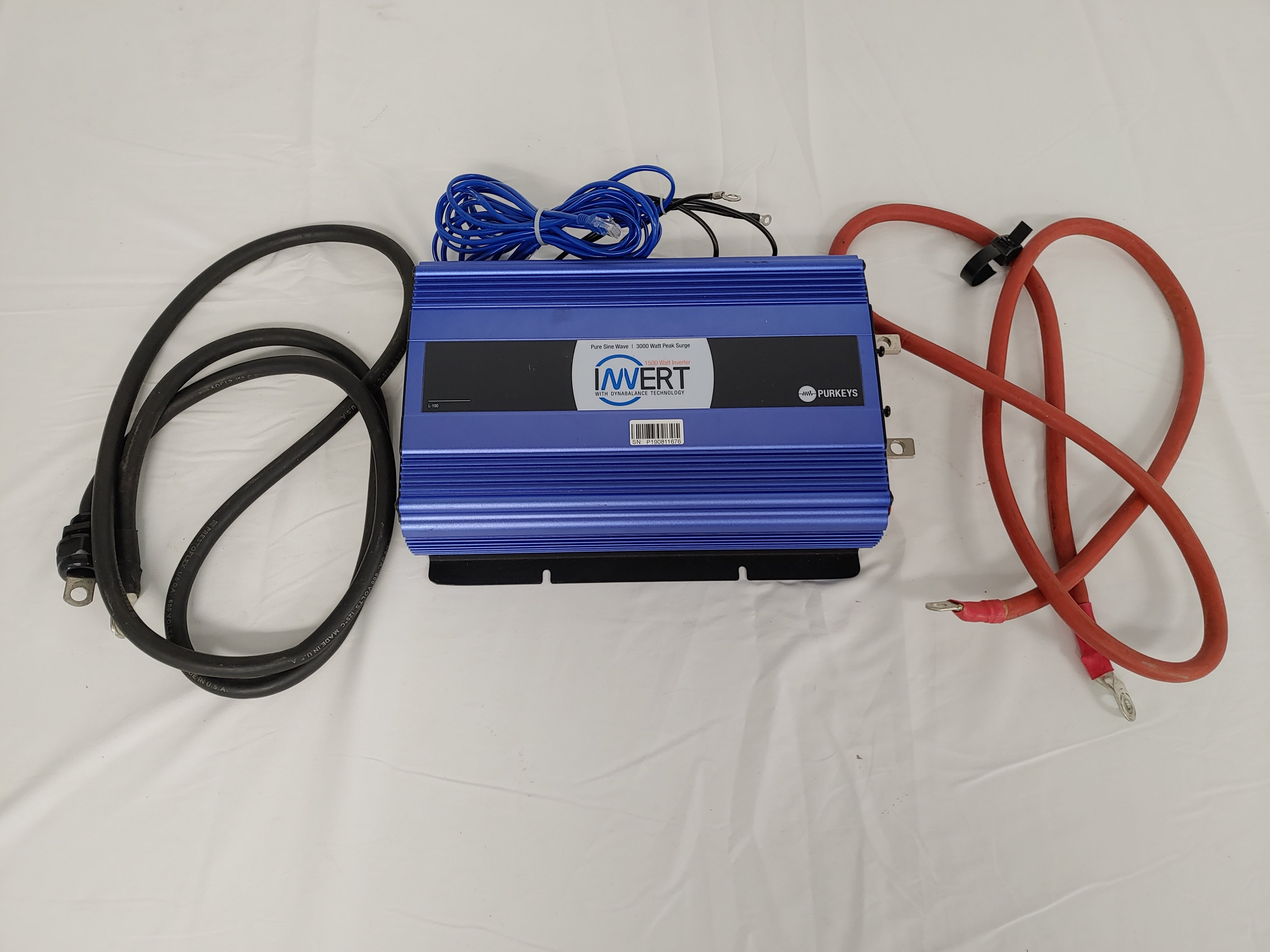 Damaged Purkeys Pure Sine Wave 1500 Watt Inverter - P/N: P191311931 (8092386296124)