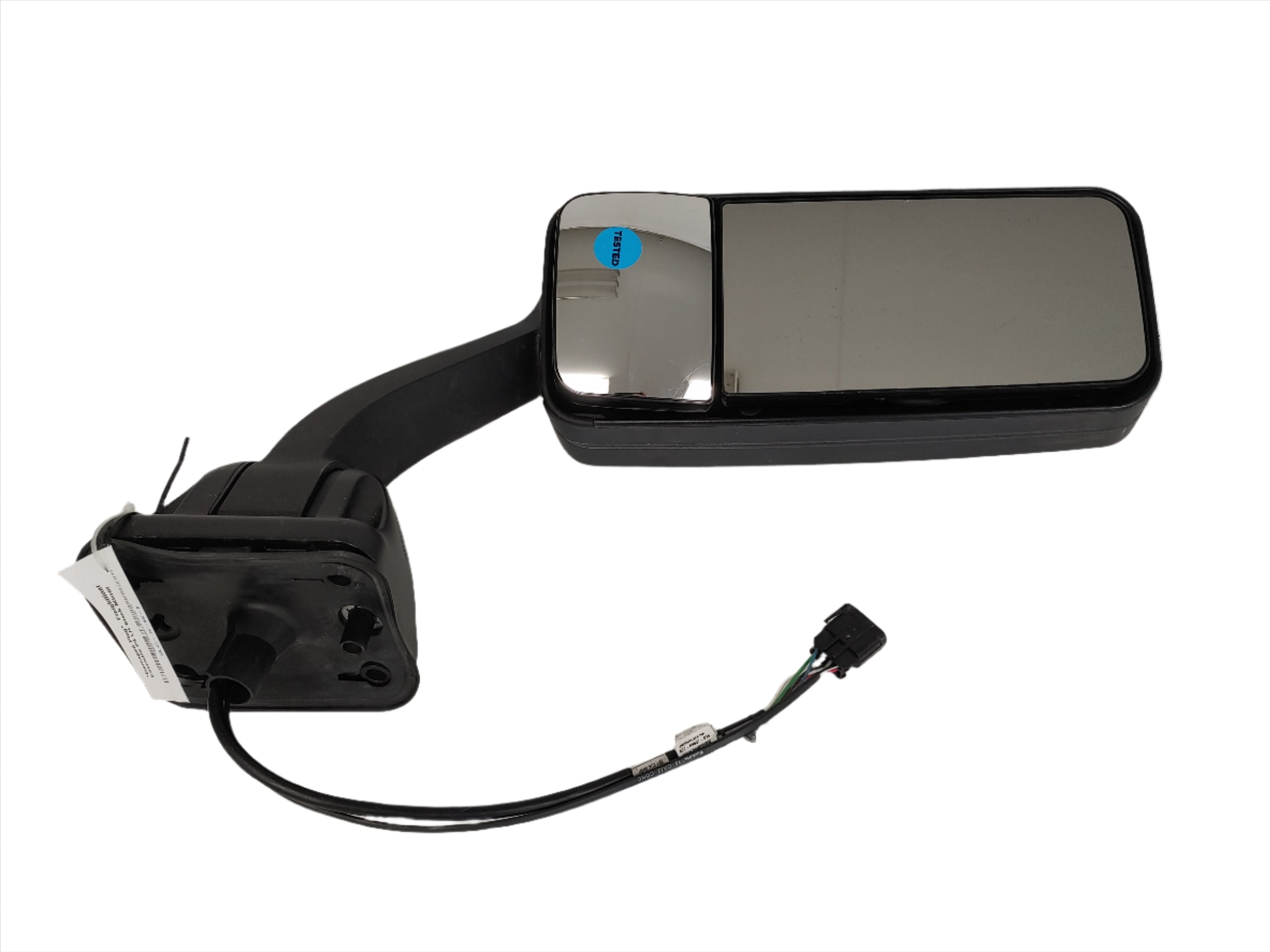 *Damaged Plug* Freightliner Cascadia P3 LH Black Mirror - P/N A22-69637-016 (8105568895292)