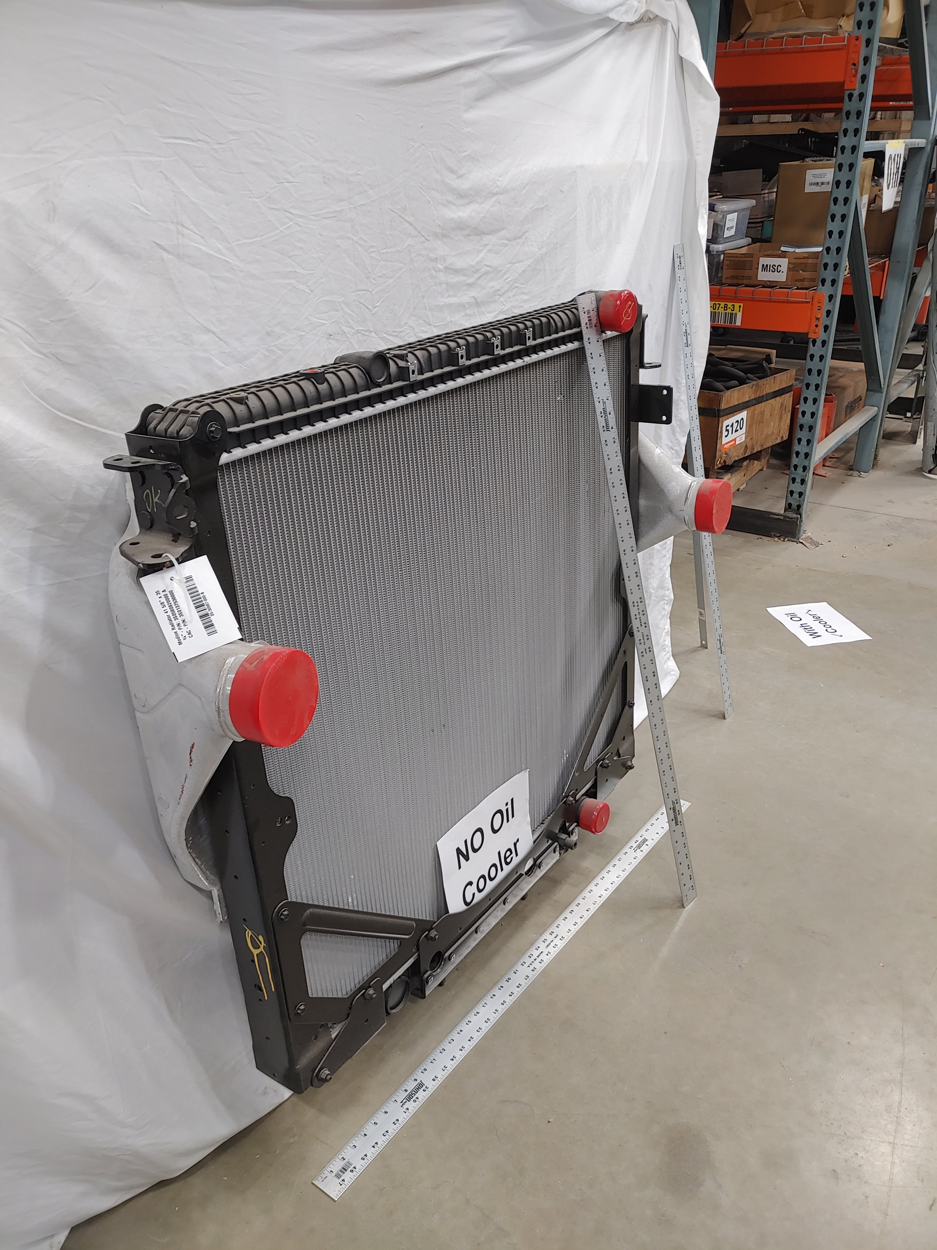 Modine Radiator 41 ¾" x 35 ¾" - P/N  3S0580820000 & CAC - P/N  3S0137530000 (8240648192316)