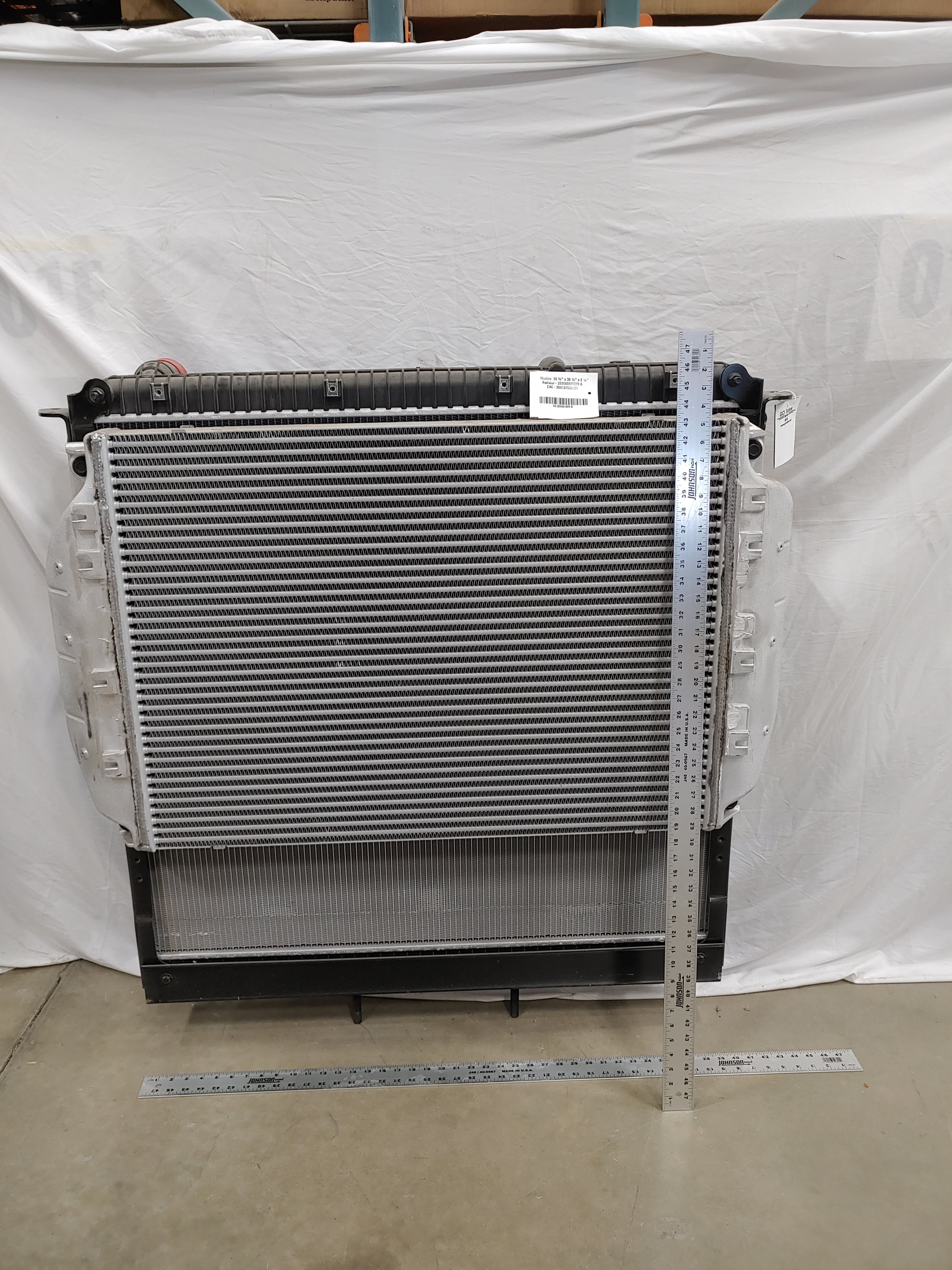 Modine 35 ¾" x 38 ½" x 2 ¼" Radiator - 3S0580800009 & CAC - 3S0137530001 (8240638099772)