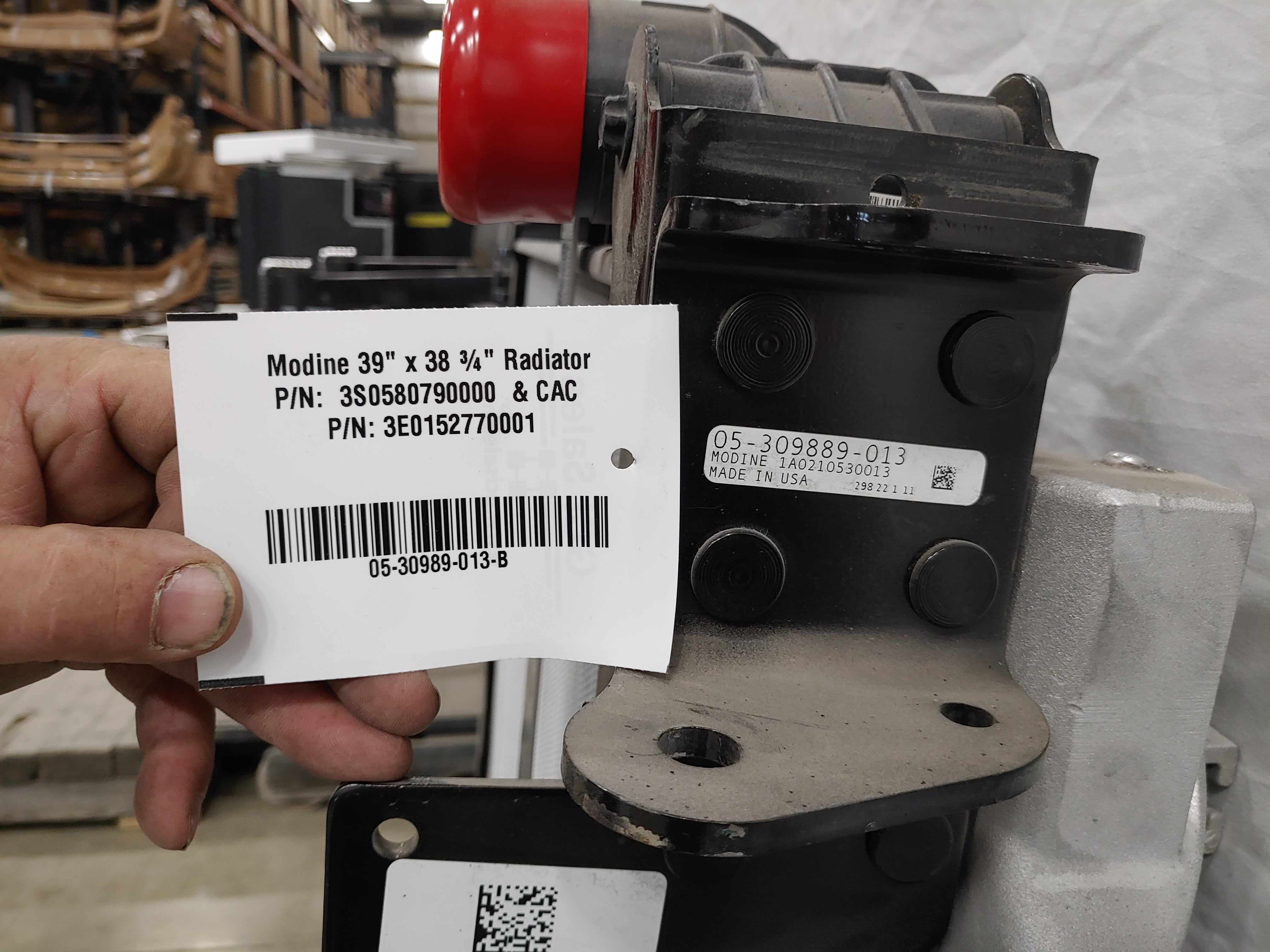 Modine 39" x 38 ¾" Radiator P/N 3S0580790000 & CAC P/N 3E0152770001 (8240671260988)