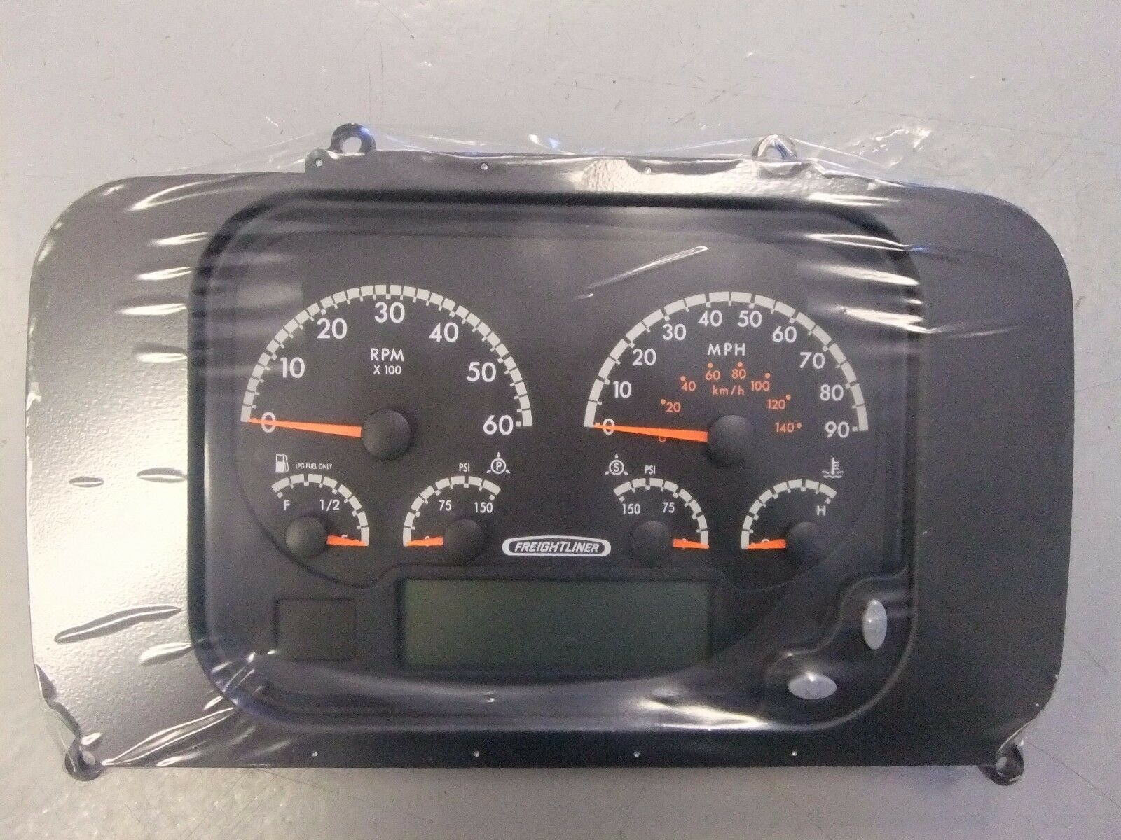 Freightliner FCCC Six Gauge Instrument Cluster Panel - P/N A22-71580-000 (4023611981910)