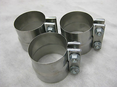 Freightliner 2.75"-3.25" Band-Clamps (Set of 3) P/N 04-21778-004 (3939443048534)