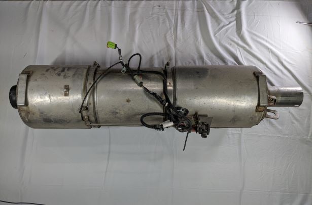 USED Cummins OEM ISC Aftertreatment DPF ASSY (1 Sensor Only) - P/N 204248A, 4969963 (8271459385660)