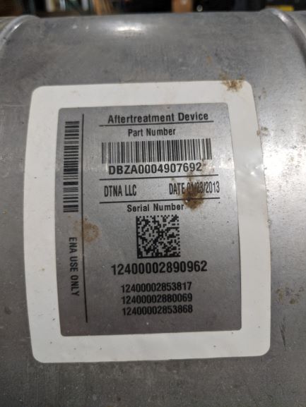 OEM Detroit Diesel Aftertreatment Filter Assy. - P/N A004907692, A04-31699-000 (8271434318140)