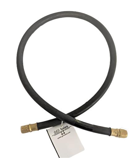 54" Parker 8, C/B, SAE 45, Swivel End Pre-Assembled Air Line - P/N 12-21021-054 (6557773922390)