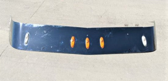 Freightliner Stainless Steel Exterior Sun Visor w/ Lights - P/N A22-65533-003 (3939791601750)